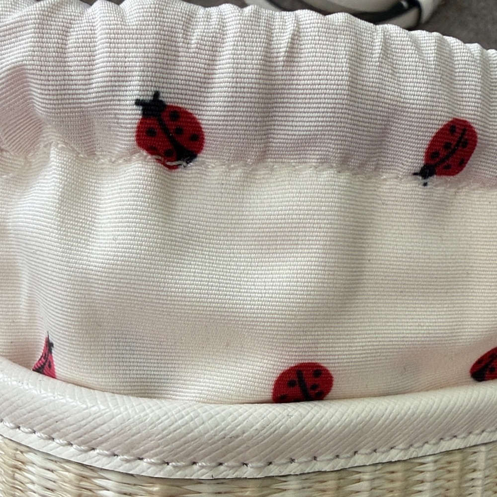 NWOT Kate Spade Beige and Red Ladybug Mini Bag - Picture 4 of 10